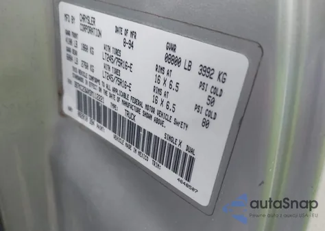 1995 Dodge Ram 2500 from USA, damaged, VIN 3B7KC23WXSM112221